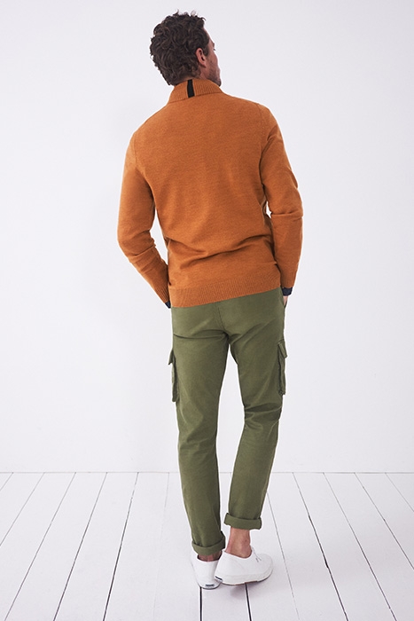 NEWPORT MERINO FUNNEL MID ORANGE 2