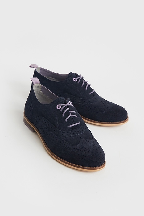 THISTLE LACE UP BROGUE DARK NAVY 2