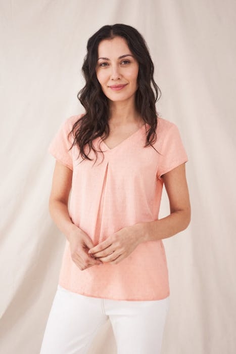 KIA ORGANIC COTTON TOP MID PINK 2