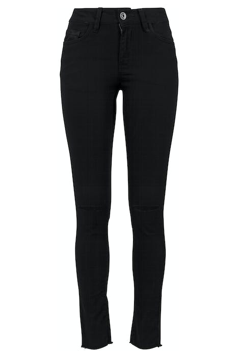 LADIES CUT KNEE PANTS BLACK 1