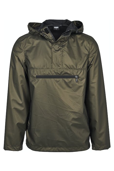 LIGHT PULL OVER JACKET OLIVE 1