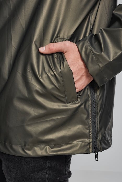 LIGHT PULL OVER JACKET OLIVE 8