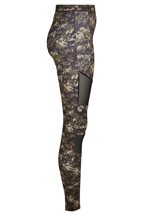 LADIES CAMO TECH MESH LEGGINGS WOOD DIGITAL CAMO 7