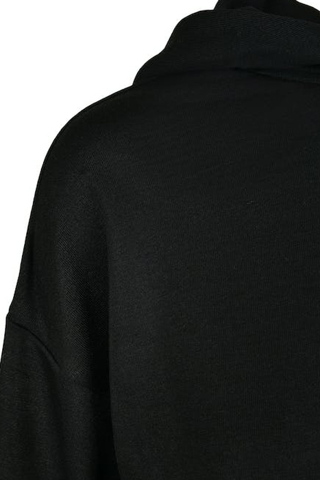 LADIES OVERSIZED SHAPED MODAL TERRY HOODY BLACK 8