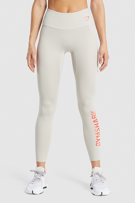 GYMSHARK TRAINING GRAPHIC LEGGINGS - GREY 1