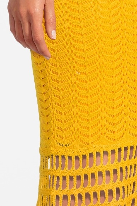 ATTESTARE GONNA COTONE CROCHET YELLOW - BAMBI 4