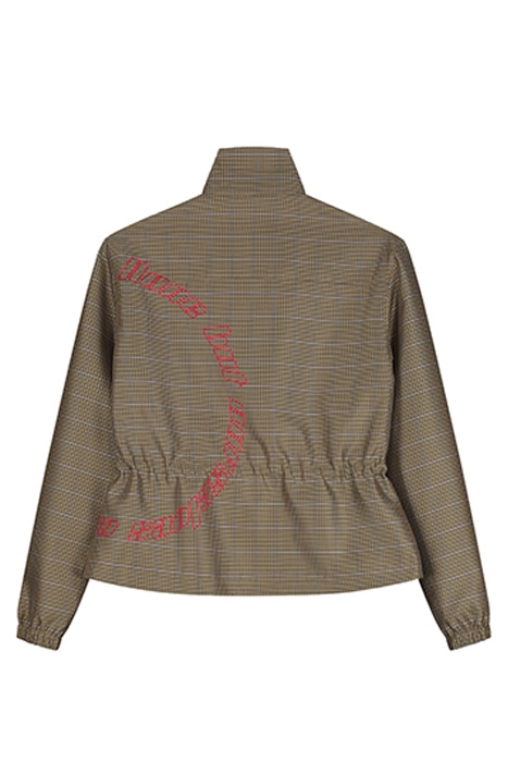 SAND CHECKED KANO JACKET 3