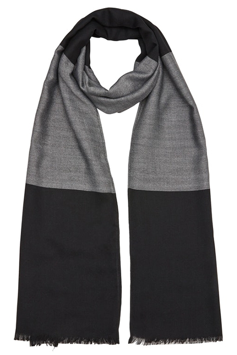 scarf black stripes1 1