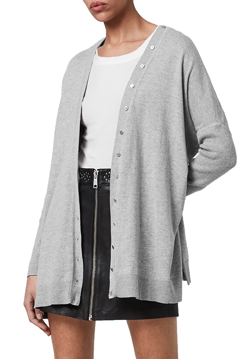 AFELIA CARDIGAN PALE GREY MARL 4