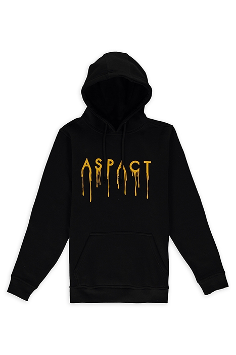 DRIPPING HOODIE BLACK 1