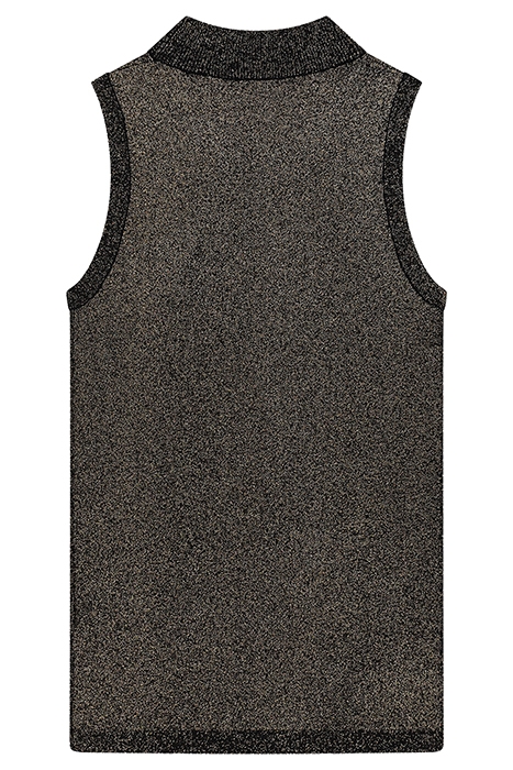GWEN HALTER LUREX TOP BLACK GOLD 2