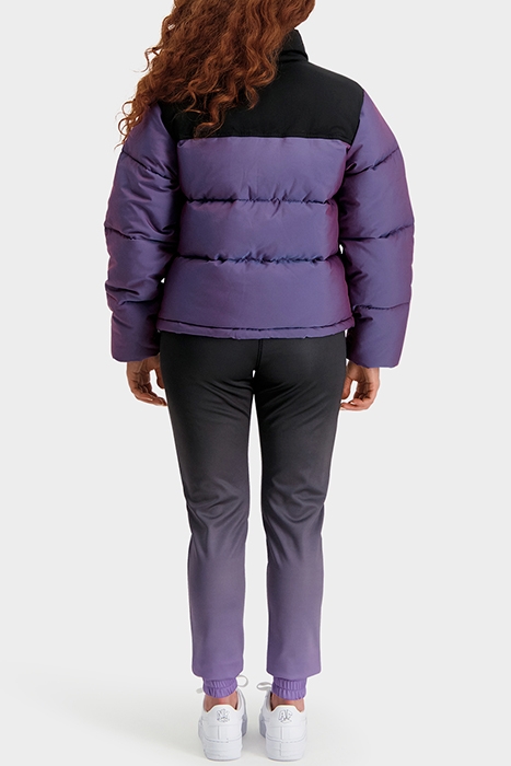WOMEN CROWN PUFFER PURPLE/BLACK 5