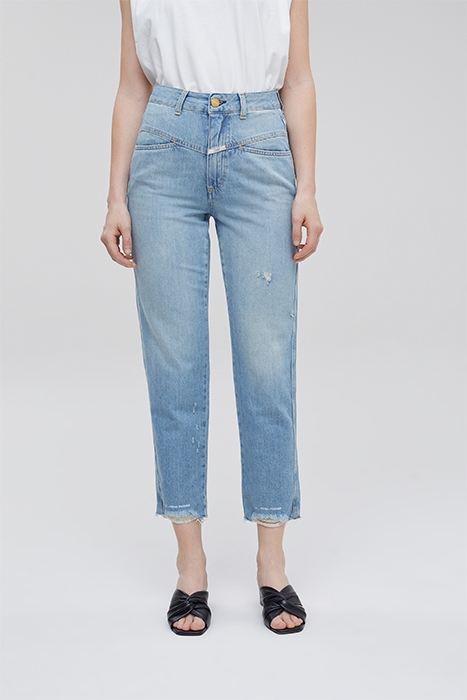CLOSED PEDAL PUSHER JEANS MID BLUE 1