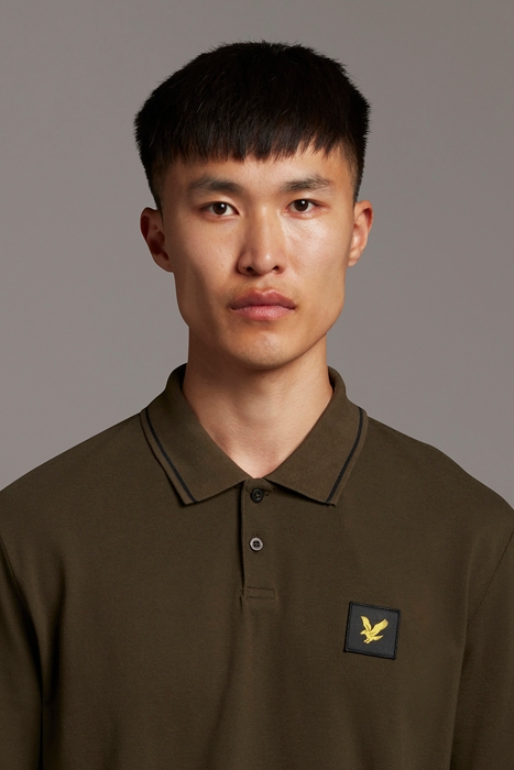 TIPPED POLO SHIRT OLIVE 4