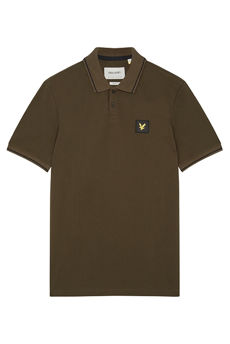 TIPPED POLO SHIRT OLIVE 5
