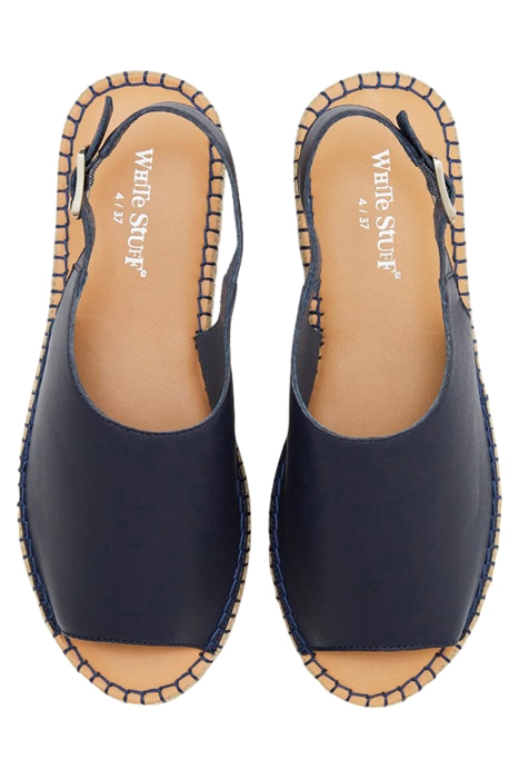 ROXANNE LEATHER FLATFORM DARK NAVY 3