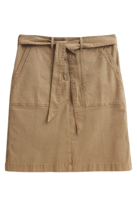TWISTER ORGANIC CHINO SKIRT DARK NATURAL 1