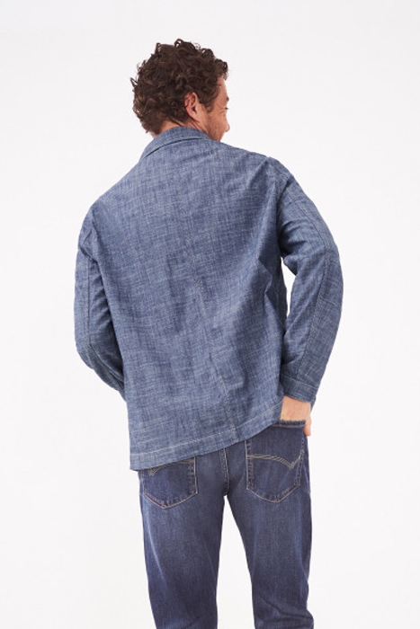 DEMPSEY BAKERS JACKET CHAMB BLUE 3