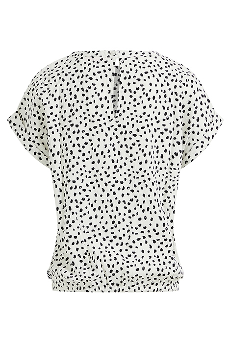 MEISJES BLOUSE MET KNOOPDETAIL EN DESSIN WHITE 5