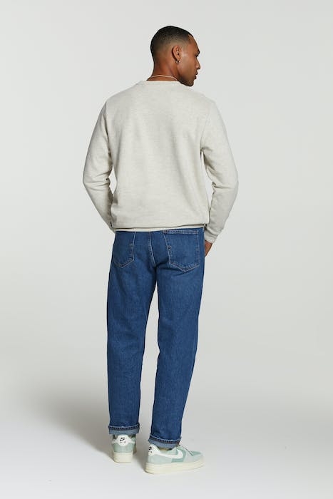 MEN VERBIER SWEATER LIGHT GREY MELANGE 4