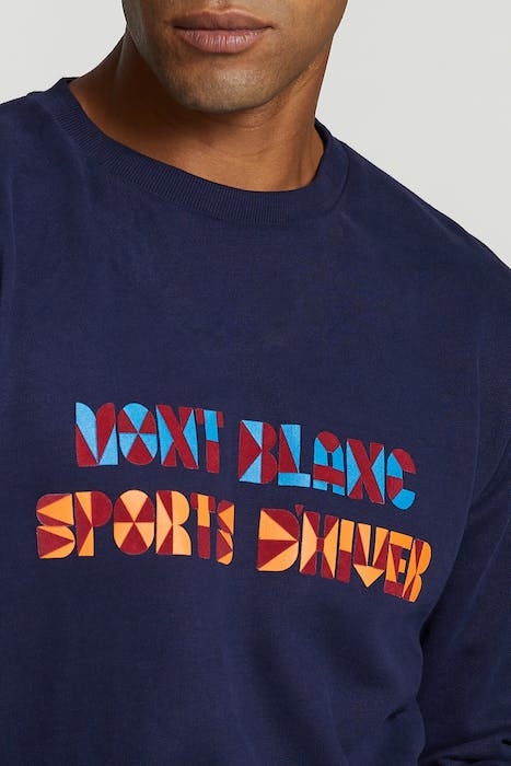 MEN MONT BLANC SWEATER DARK NAVY BLUE 4