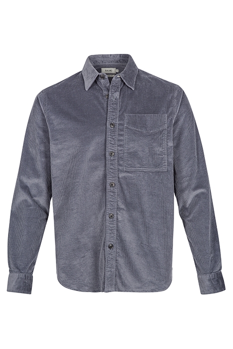 MEN CORDUROY SHIRT DAVE DARK SKY GREY 1