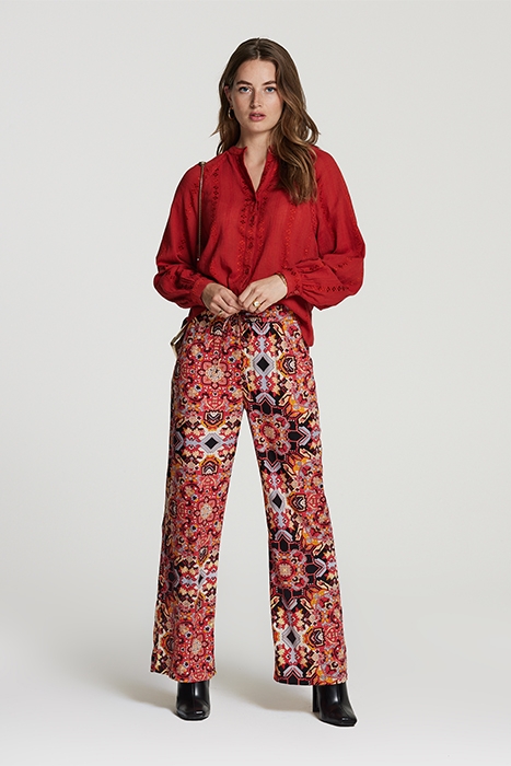 LADIES PLYMOUTH BLOUSE CLOVER STRIPE 3