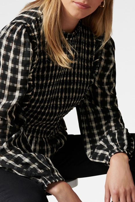 TILLY SHIRRED CHECK TOP WINTER CHECK 5