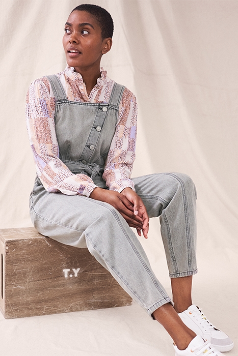 TINSLEY DUNGAREE MID GREY 2