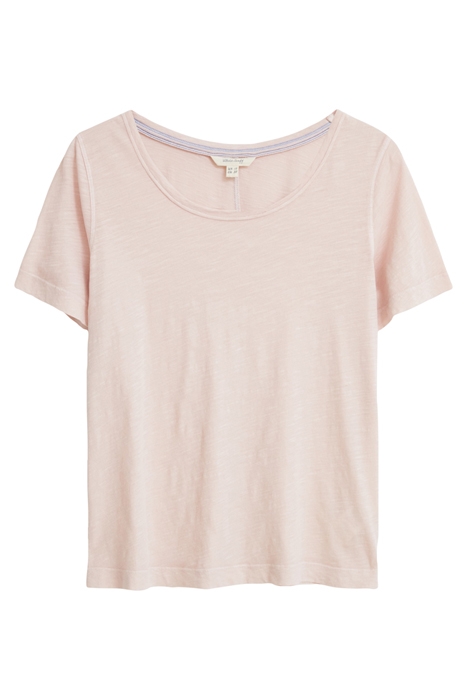 EZRA SCOOP NECK TEE LGT PINK 1
