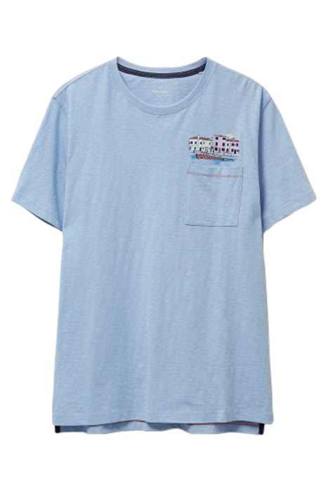 WATERSIDE GRAPHIC T-SHIRT LIGHT BLUE 1