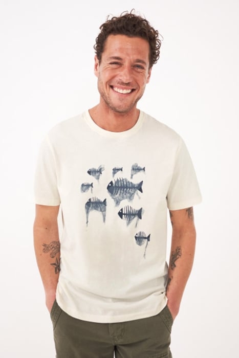 GHOST NET GRAPHIC T-SHIRT NAT WHITE 2