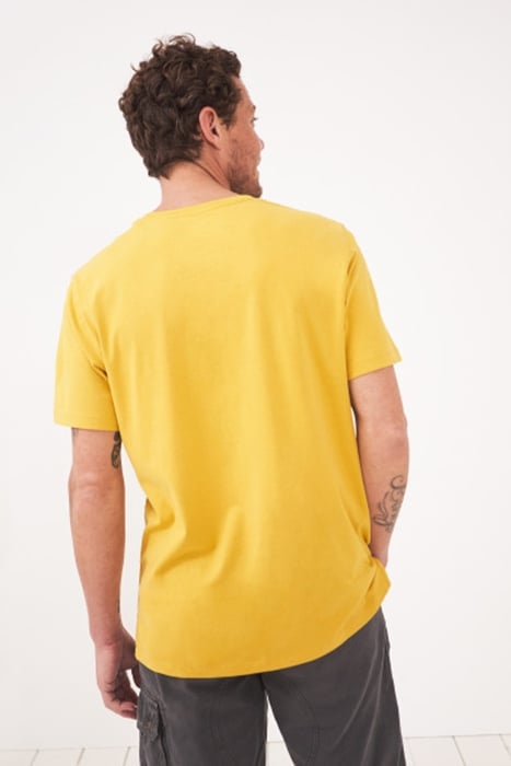 DIP DYE GRAPHIC T-SHIRT MID YELLOW 3