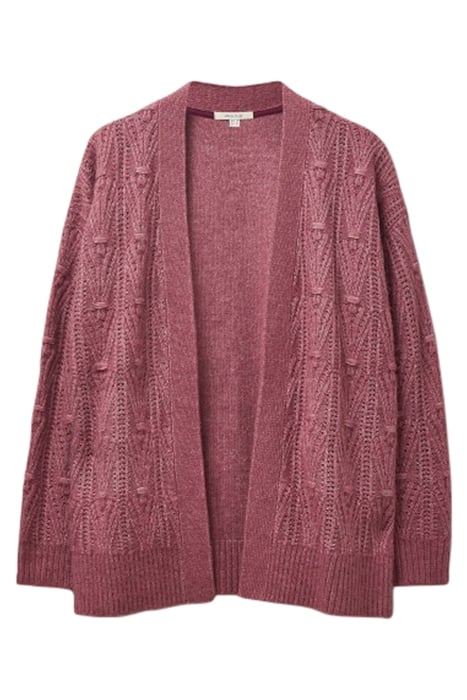 BELONGING STITCH CARDI  PINK 1