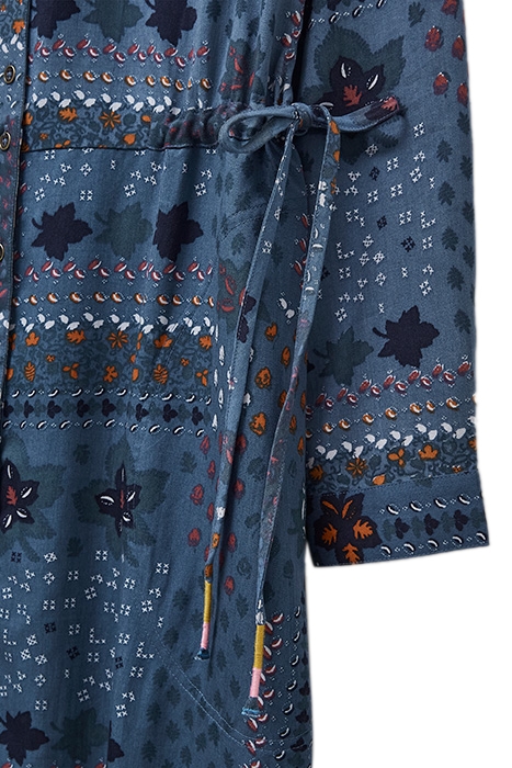 NORA TENCEL SHIRT DRE BLUE 5