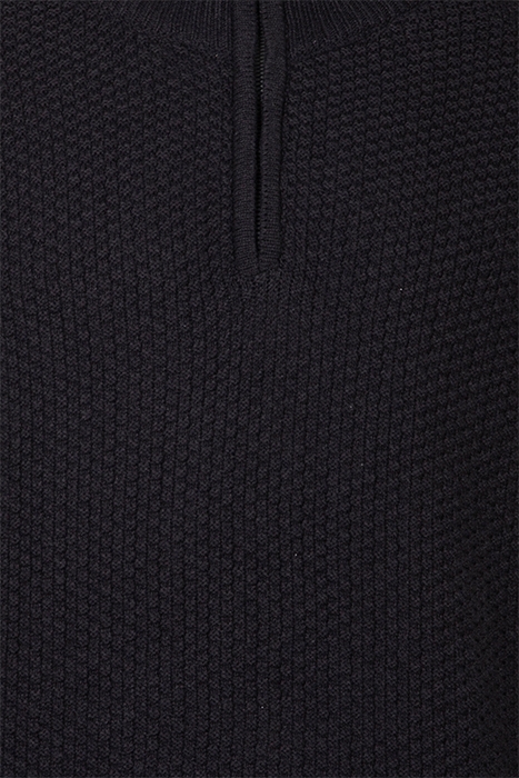 KEN HALF ZIP KM F19 DARK GREY MELANGE 3