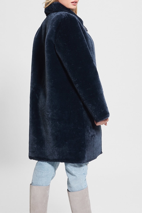 MARCIANO BY GUESS FLORA REVERSIBLE COA SECRET BLUE 2