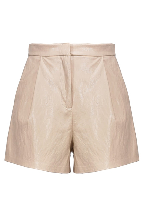 PURO 1 SHORTS SIMILPELLE WASHE SAND BEIGE 5