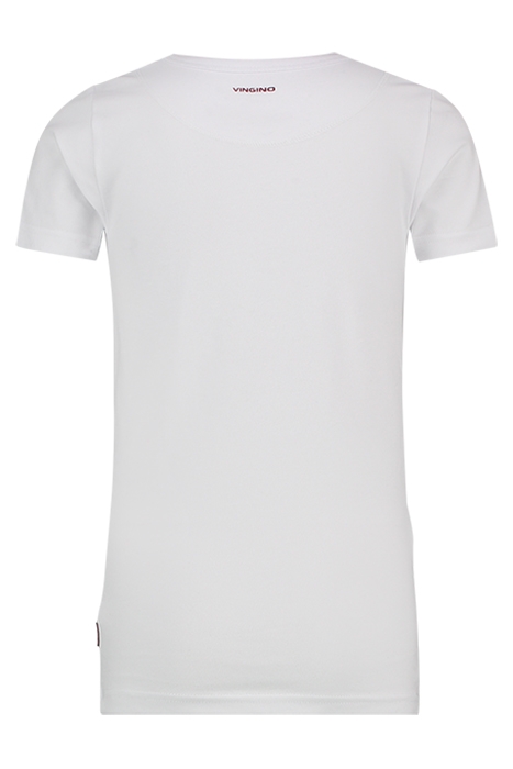 SHORT SLEEVE CREW NECK TS BOYS REAL WHITE 2