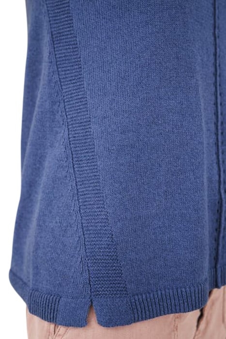 TALLULAH KNIT VEST MID BLUE 3