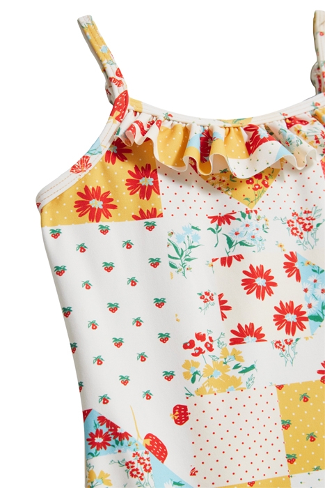 PATCHWORK SWIMSUIT PINK MLT 3