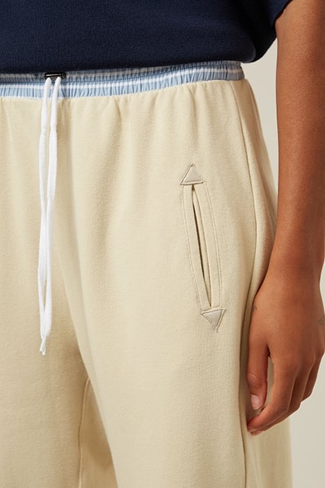 LOOSE JOGGER PAPER FLEECE BISCUIT 4