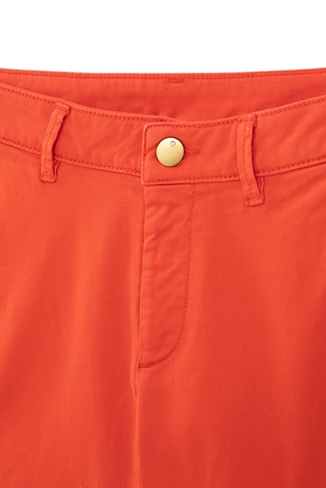 CHINO TROUSERS WITH STUDS SPICY ORANGE 4