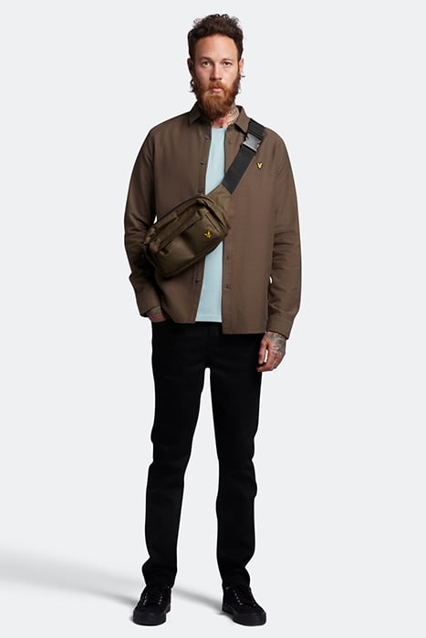 CHUNKY SLUB SHIRT FORM GREEN 3