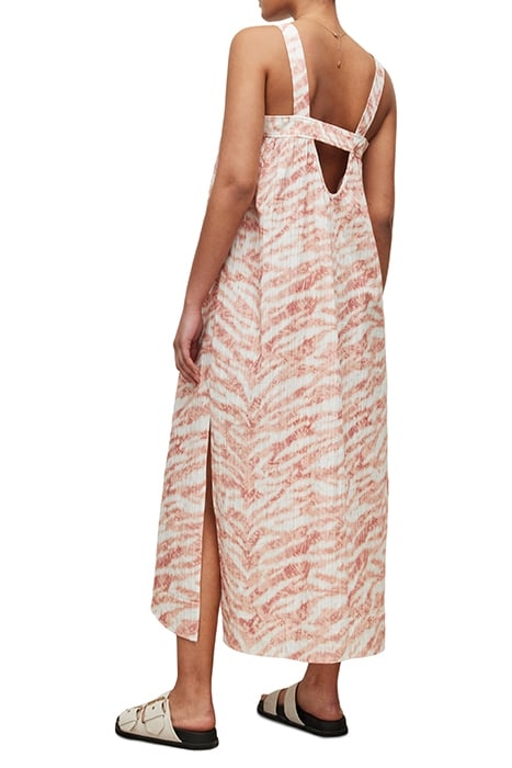 ARIELLE AREIAS DRESS PINK/BLEACH ORANGE 2