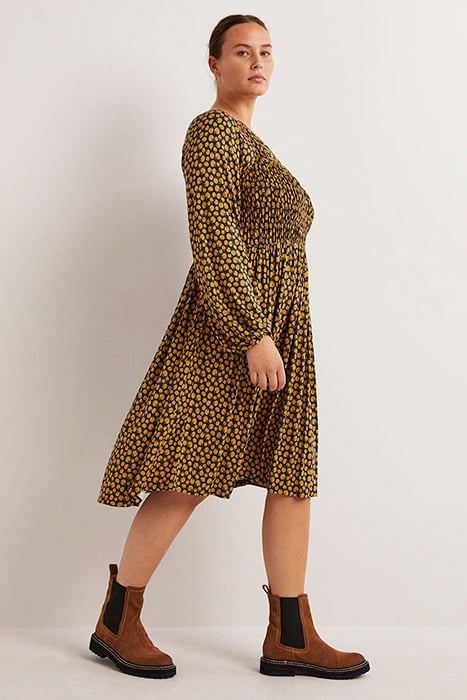 SMOCKED BODICE JERSEY DRESS DCM 3