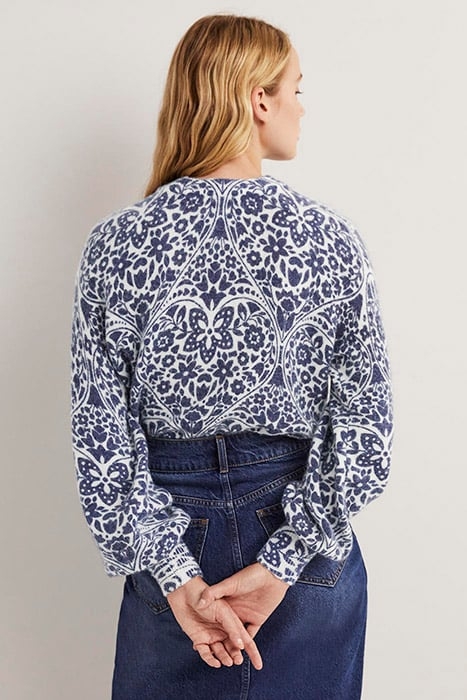 BLOUSON SLEEVE FLUFFY JUMPER FLR 2