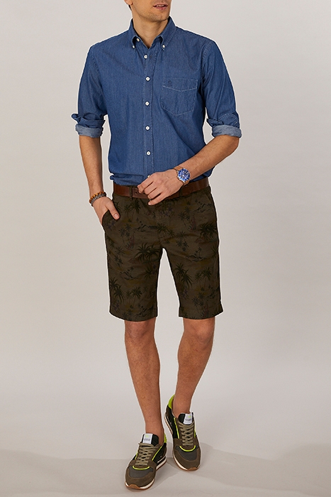 TROPIC SAIL PRINT FANCY SHORT GREEN 4