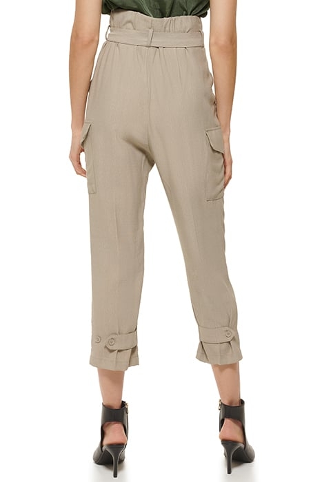 TIE HIGH WAIST TAPER CITY KHAKI 2