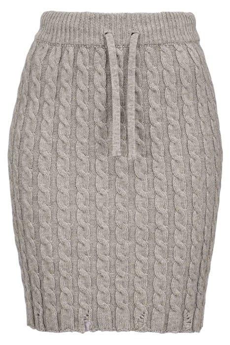 GIAFIN GONNA VISCOSA STRETCH T DRIZZLE GREY 6